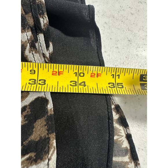 Diane Von Furstenberg DVF Sz 4 Animal Print Silk Dress, 3/4 Length Sleeve A60 - Picture 9 of 11